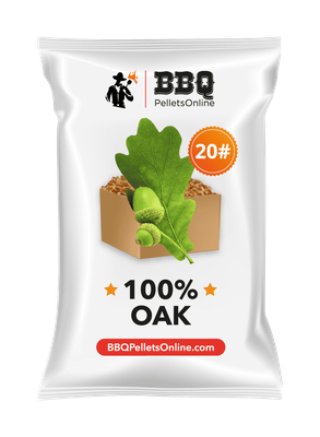 40 Pounds 100% Oak BBQ Pellets