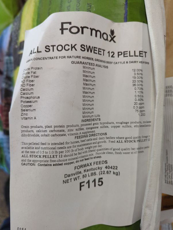 All-Stock Pellet Feed 50lb 
