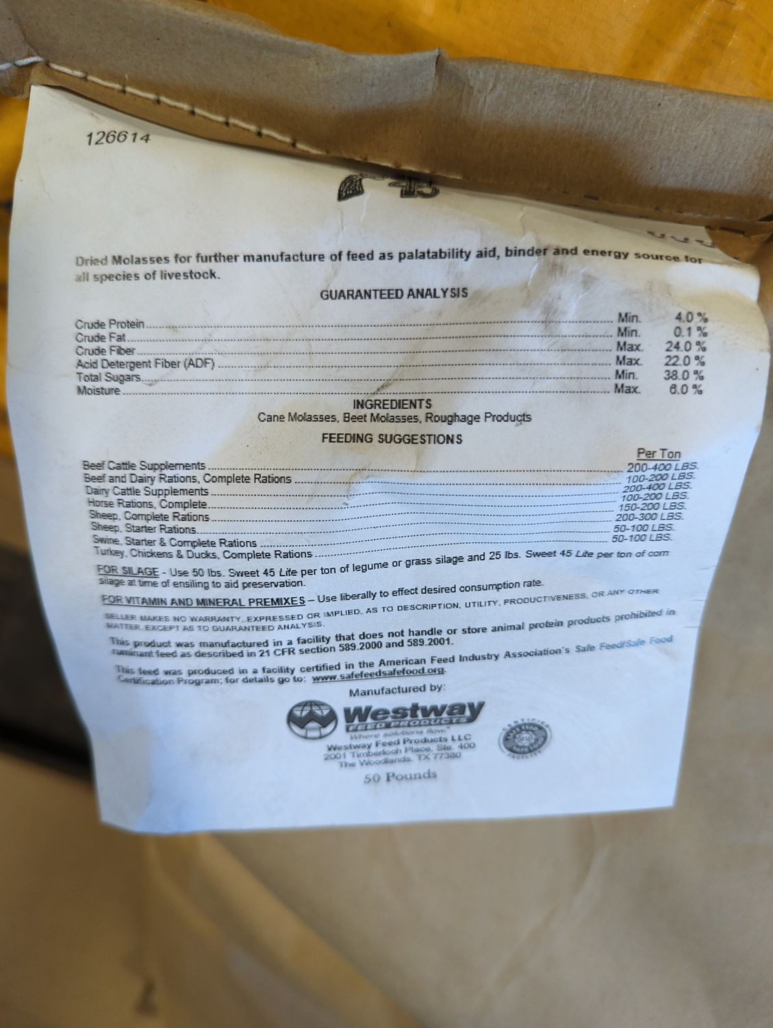 Dried Molasses