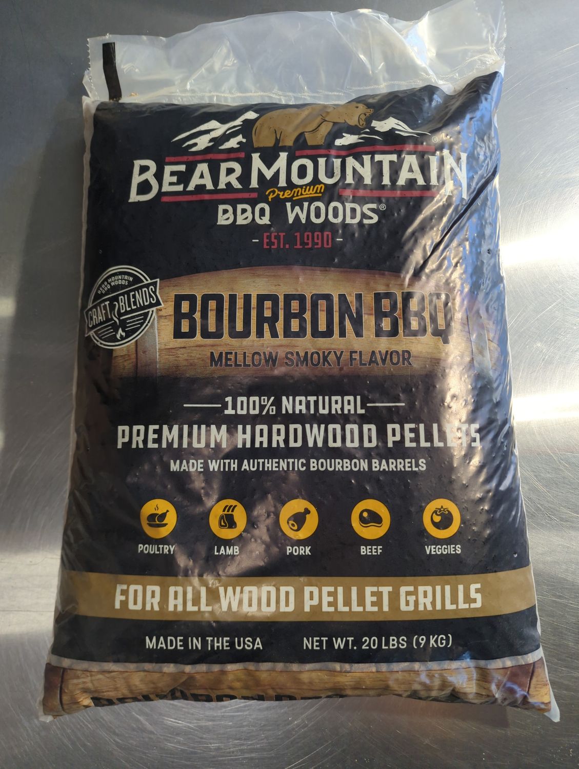 20 Pounds Bourbon Barrel BBQ Pellets