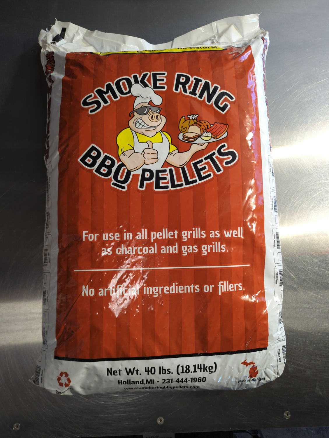 40 Pounds Smoke Ring 100% Maple