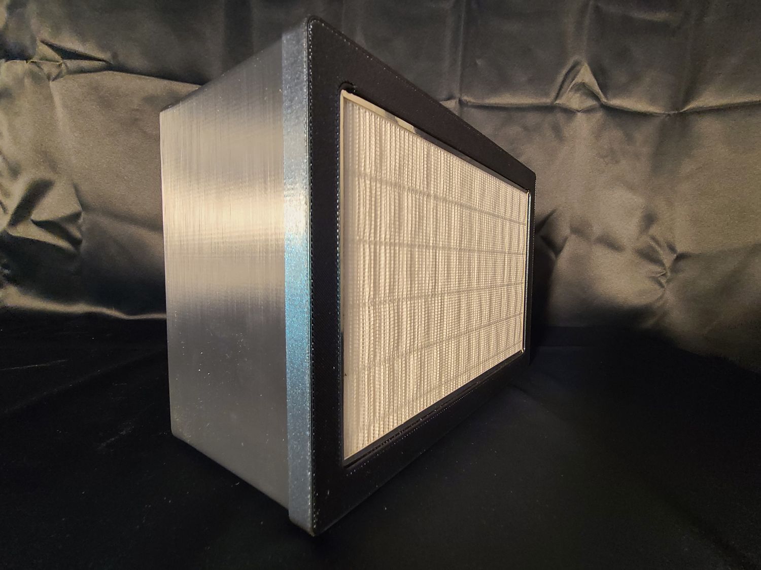 Lab Rat Model XS Nomad Lyte 10"x7" Flow Hood - BLACK BODIES With Different COLOR FRAMES AND COVERS, Filter Frame and Cover Color (Black Default): Black (Default)