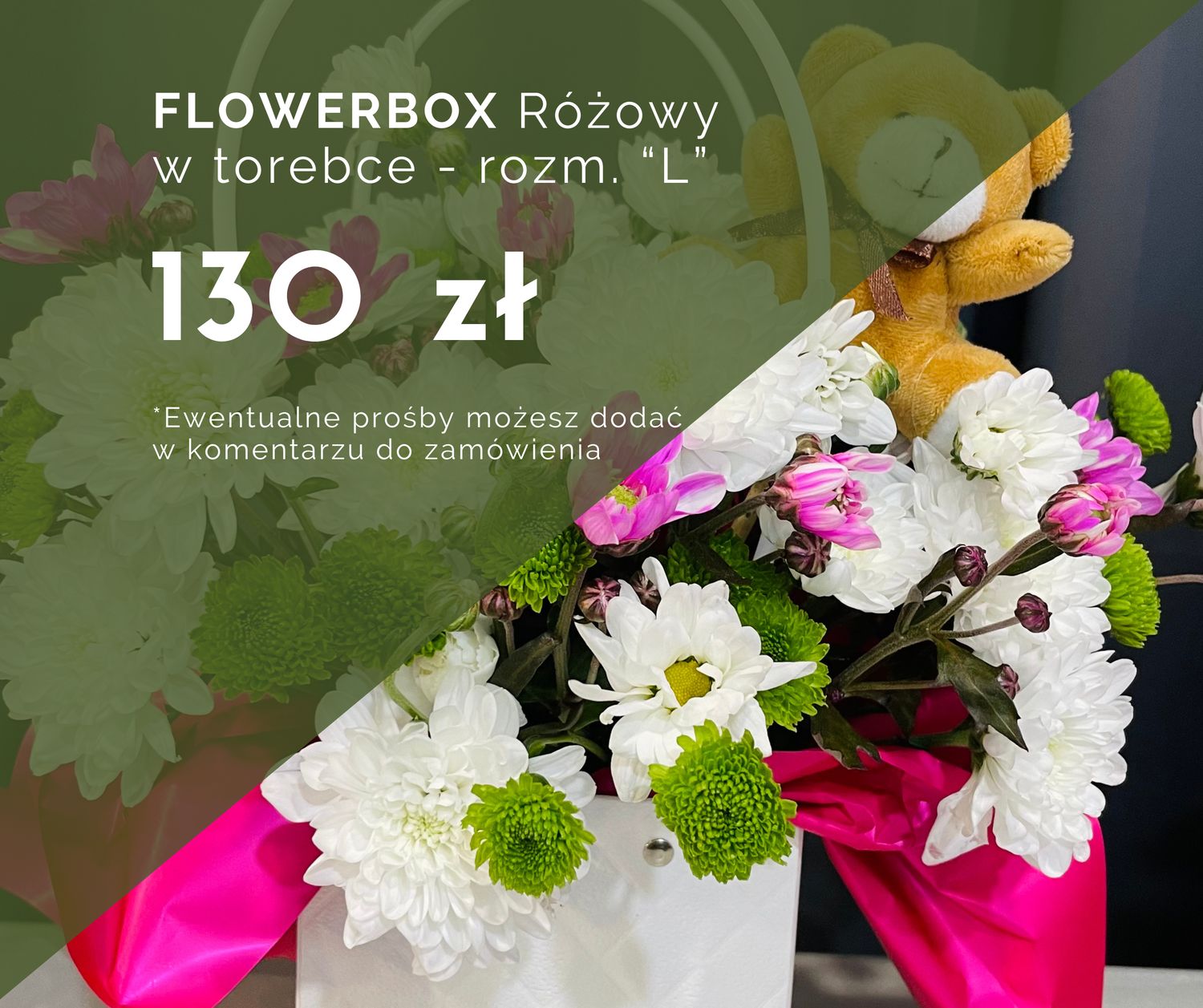 Bukiet kolorowy / mieszany 130 zł