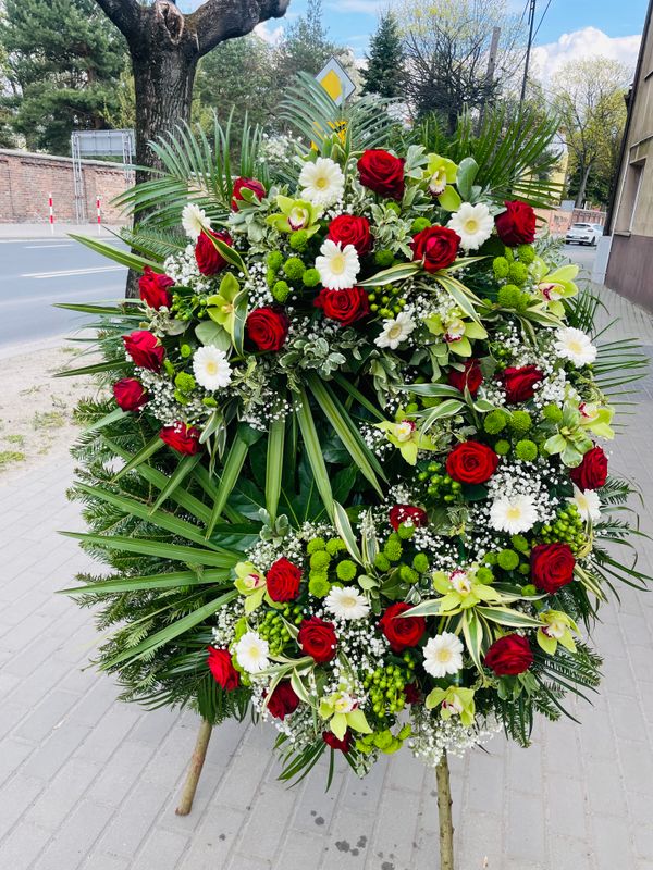 Wieniec pogrzebowy na podkładzie 2