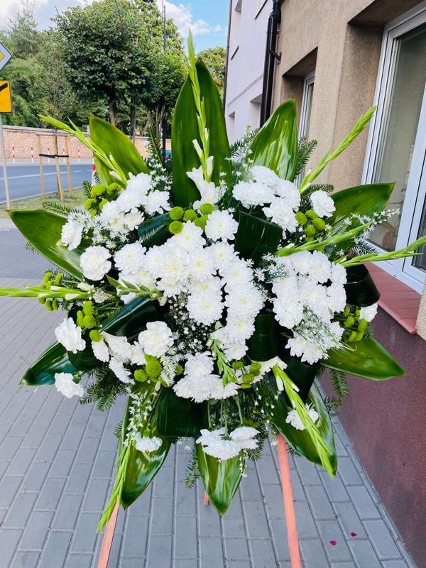 Wieniec pogrzebowy na florecie 1
