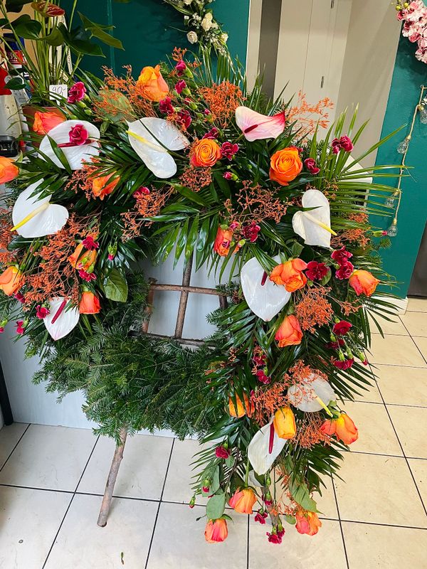 Wieniec pogrzebowy na podkładzie 14