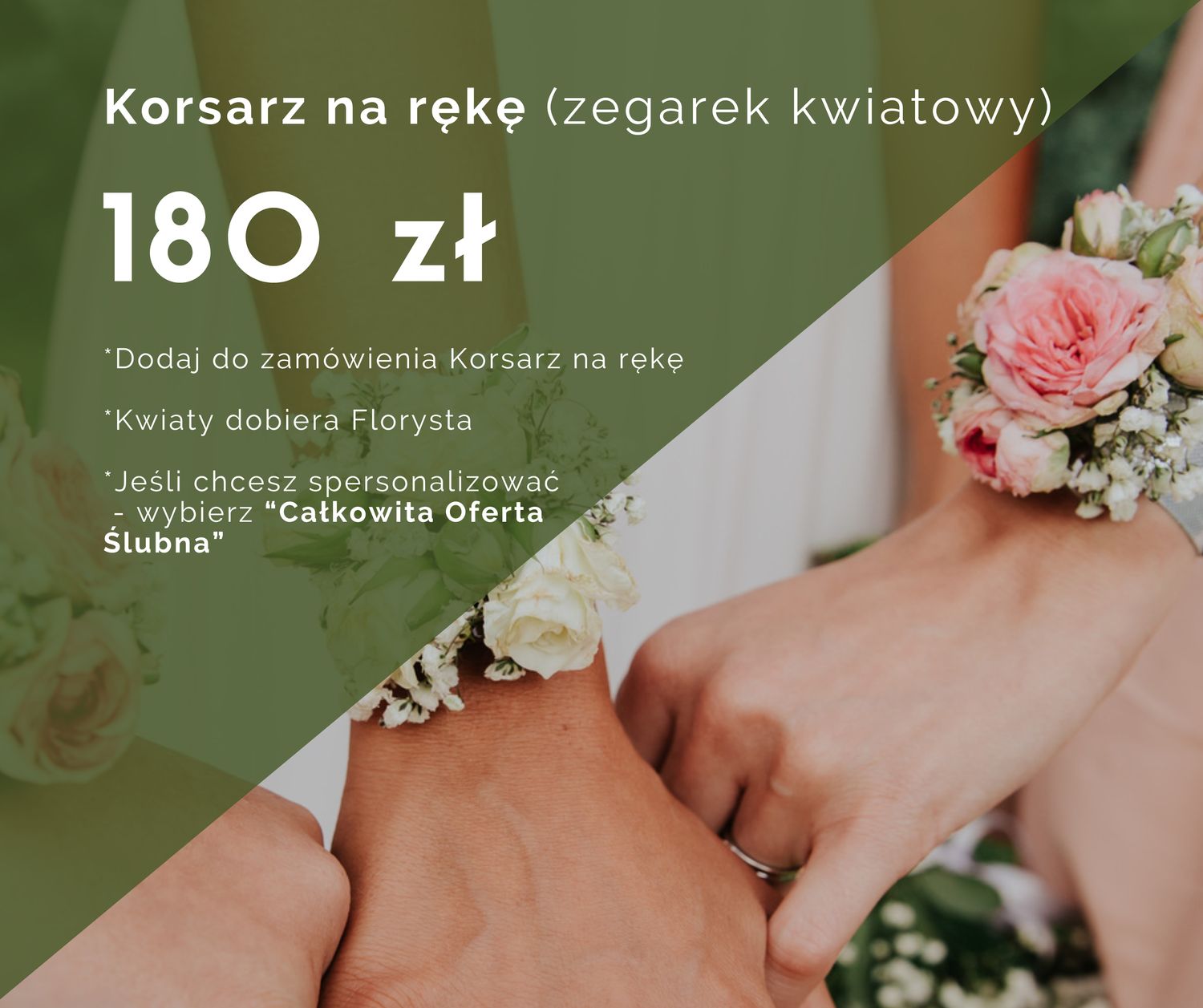 Korsarz na rękę (zegarek kwiatowy)