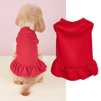 Magische Dog Or Cat Dress ( Red)