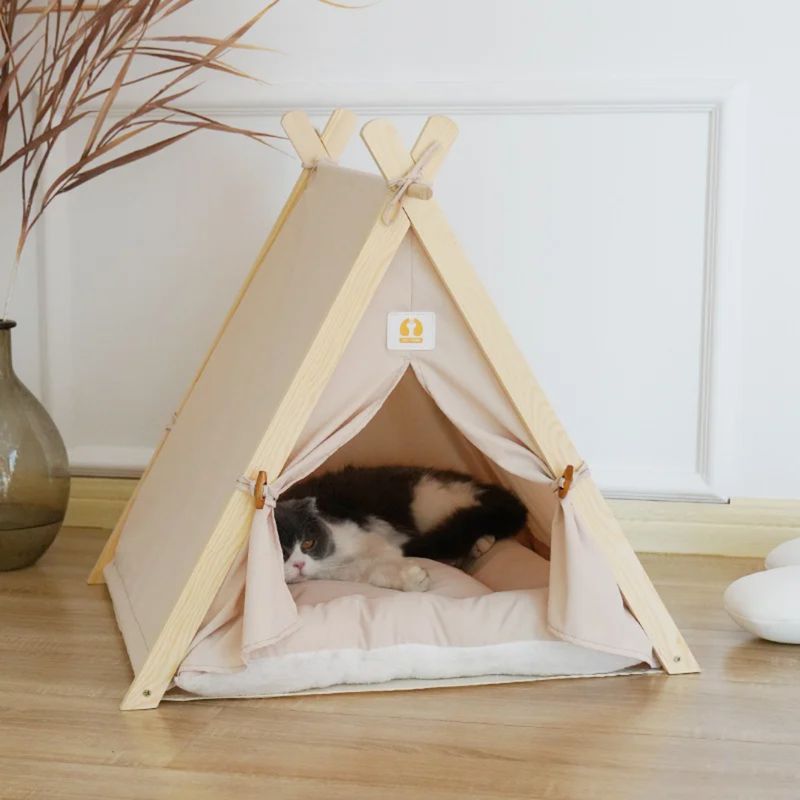 Pet Luxury Glamping Cat And Dog Tent Bed Pet Luxury Glamping Cat And Dog Tent Bed