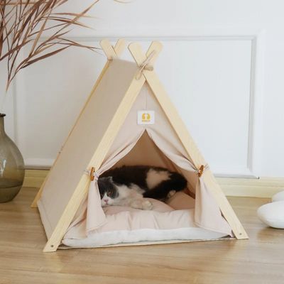 Pet Luxury Glamping Cat And Dog Tent Bed