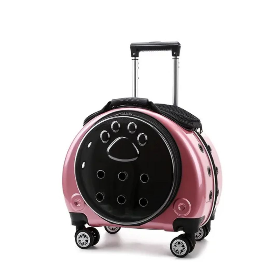WheelsUp Pet Dog Cat  Travel Bed Bag ( Pink)