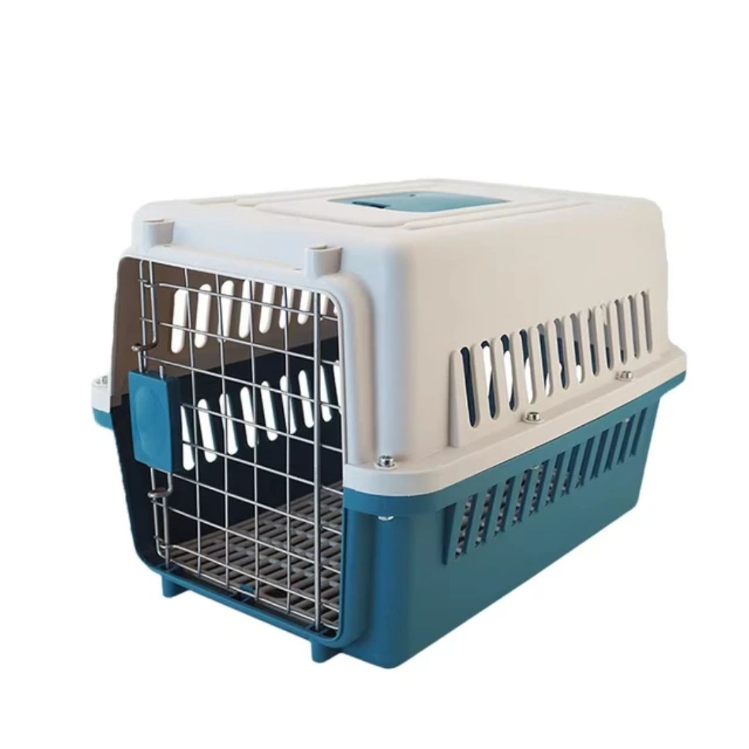 Pet Luxury Blue Carrying Heavy Duty Travel Cage