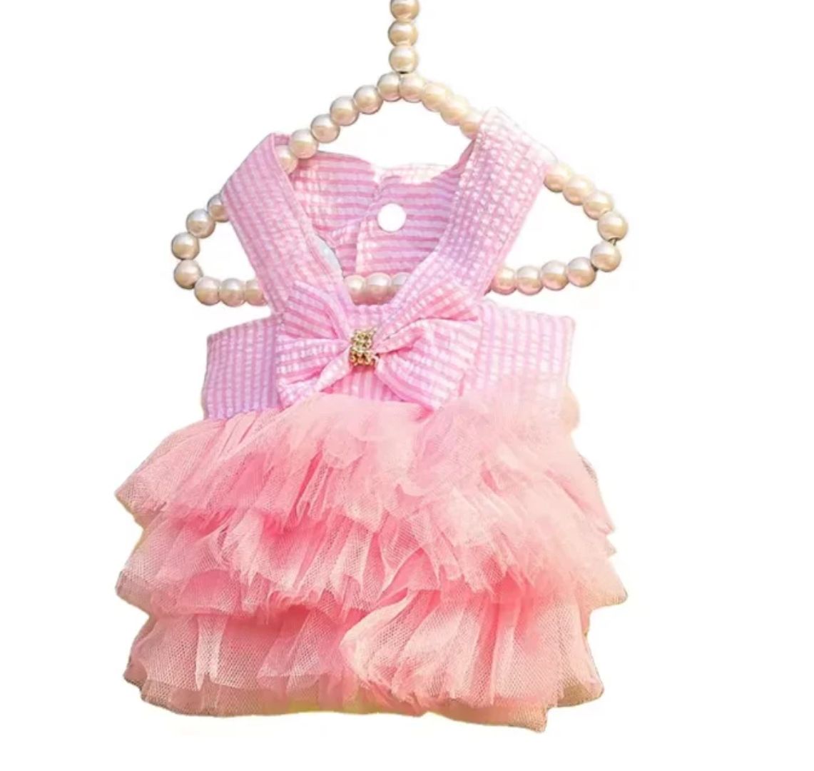 My Little Angel Dog And Cat Dress ( Pink)