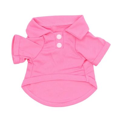 Casual-Chic Golf Styling Pet Shirt ( Pink)