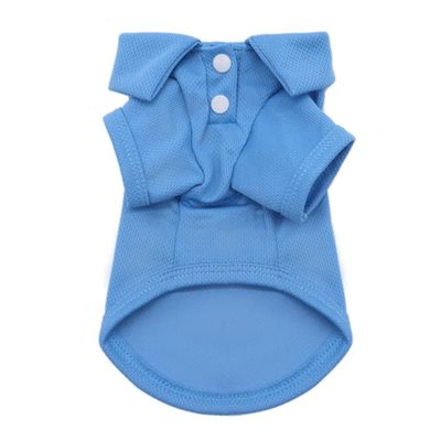 Casual-Chic Golf Styling Pet Shirt ( Blue)