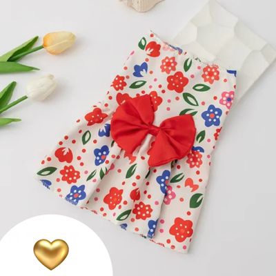 FURRY PAWS Pet Dress ( Red) FURRY PAWS Pet Dress ( Red)