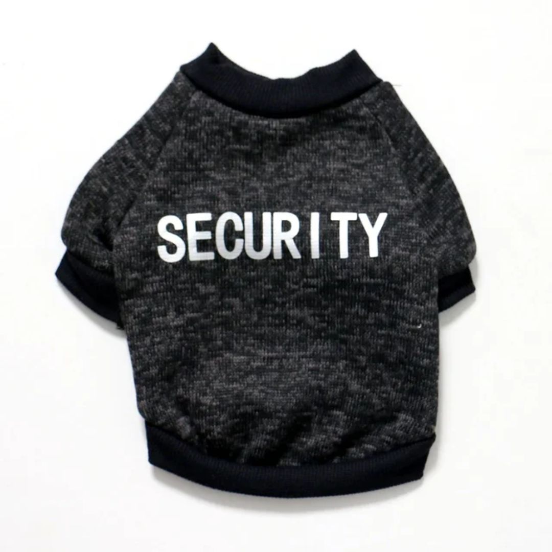 Black Security Pet Shirt