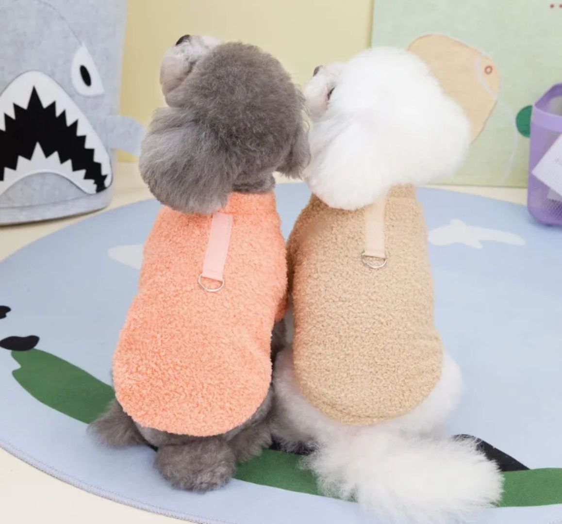 Fluffy Pet Shirt-Brown Fluffy Pet Shirt-Brown