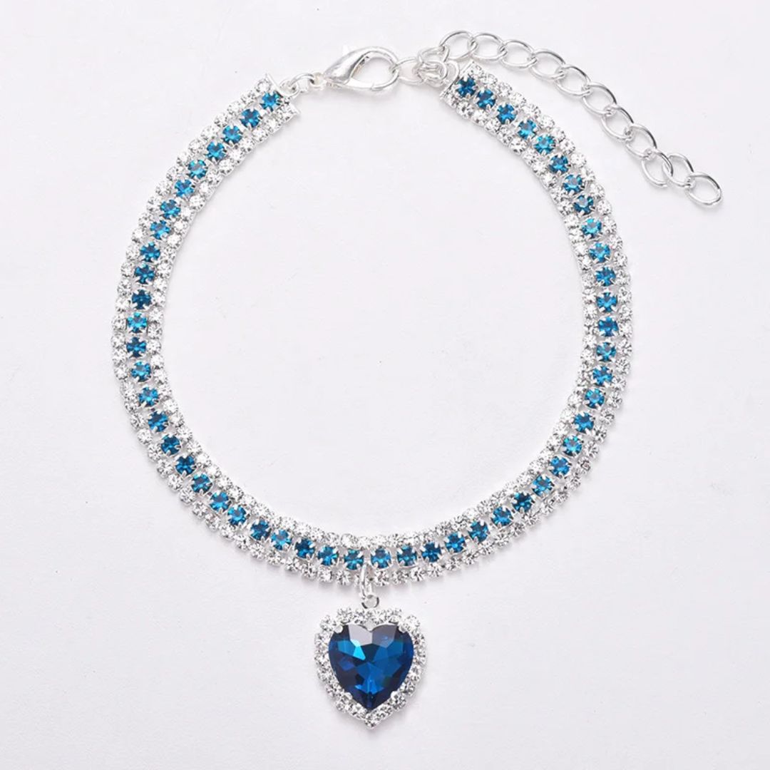Elegant Pet Necklace (Blue)