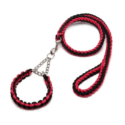VIP PAWS Dog Collar And Leach ( Red)