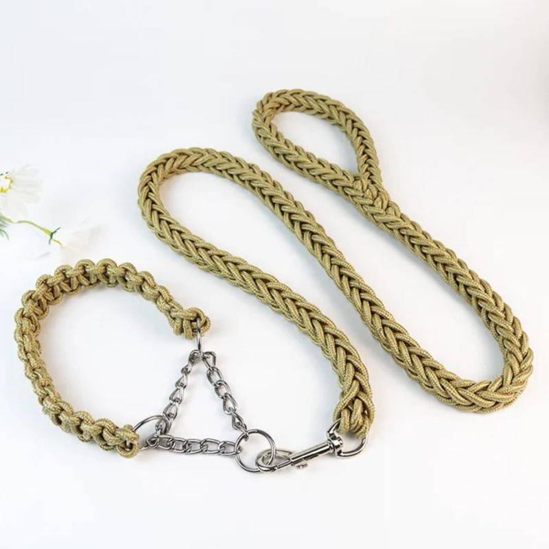 VIP PAWS Exclusive Dog Collar And Leach ( Red)