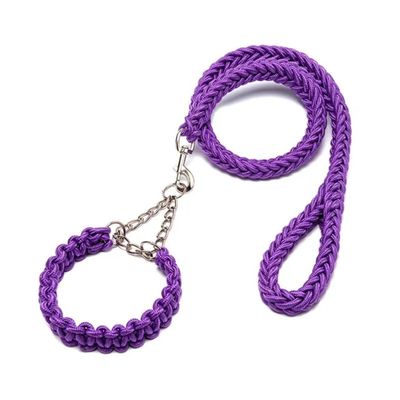 VIP PAWS Dog Collar And Leach ( Purple) VIP PAWS Dog Collar And Leach ( Purple)