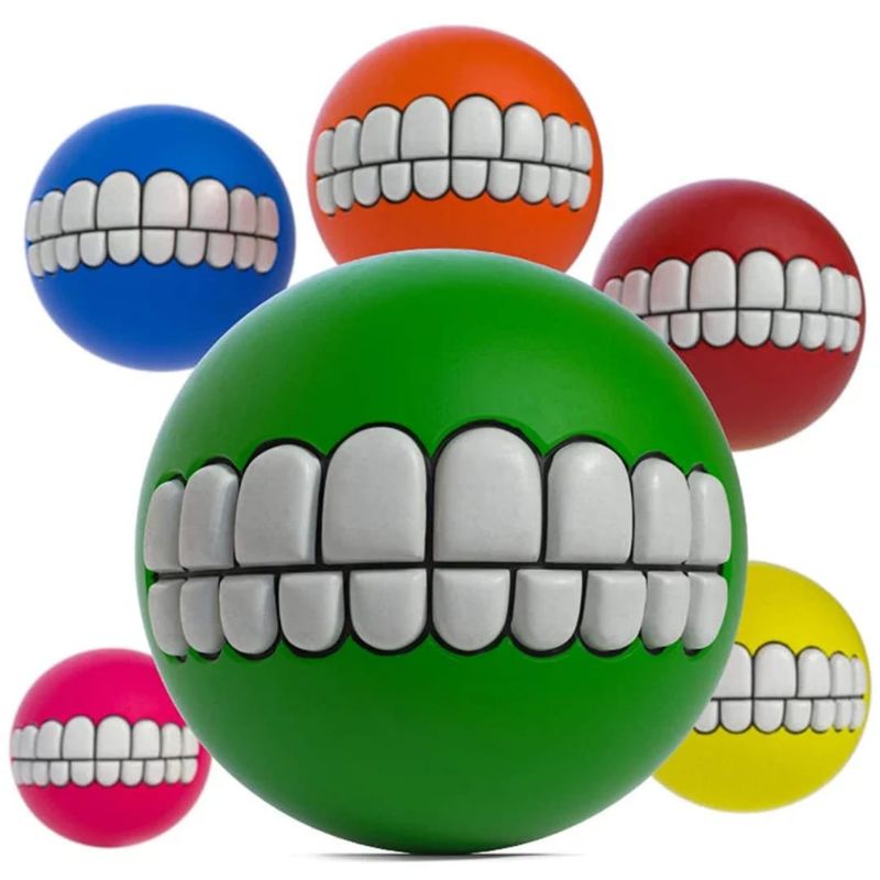 SMILE 😁 Dog Ball ( Green)