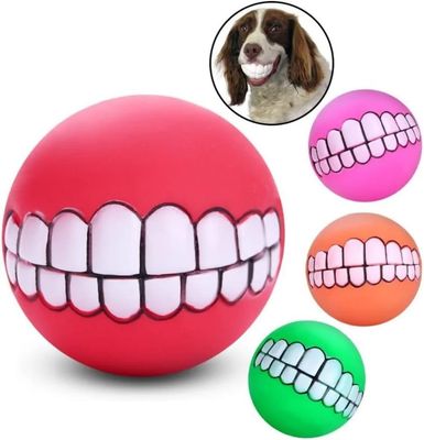 SMILE 😁 Dog Ball ( Pink)