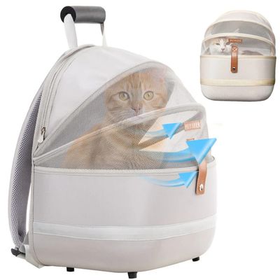 Silver Paws Cat Back Pack Travel Carrier