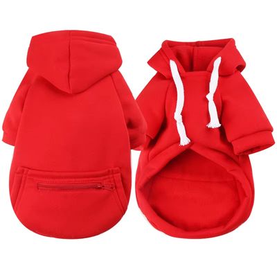 Timeless Tails Pet Hoodie (Red)