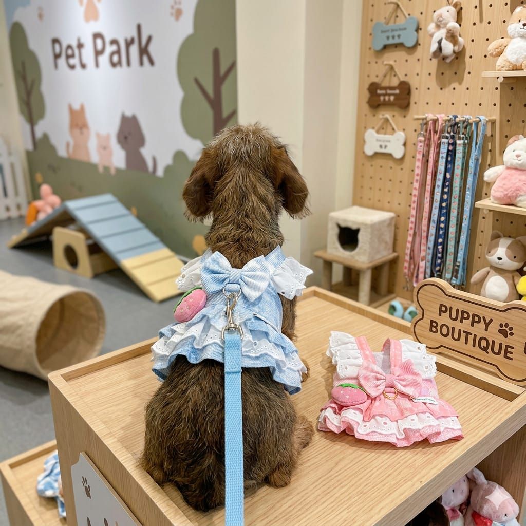 Spoils Juicy Dog Or Cat Dress-Blue