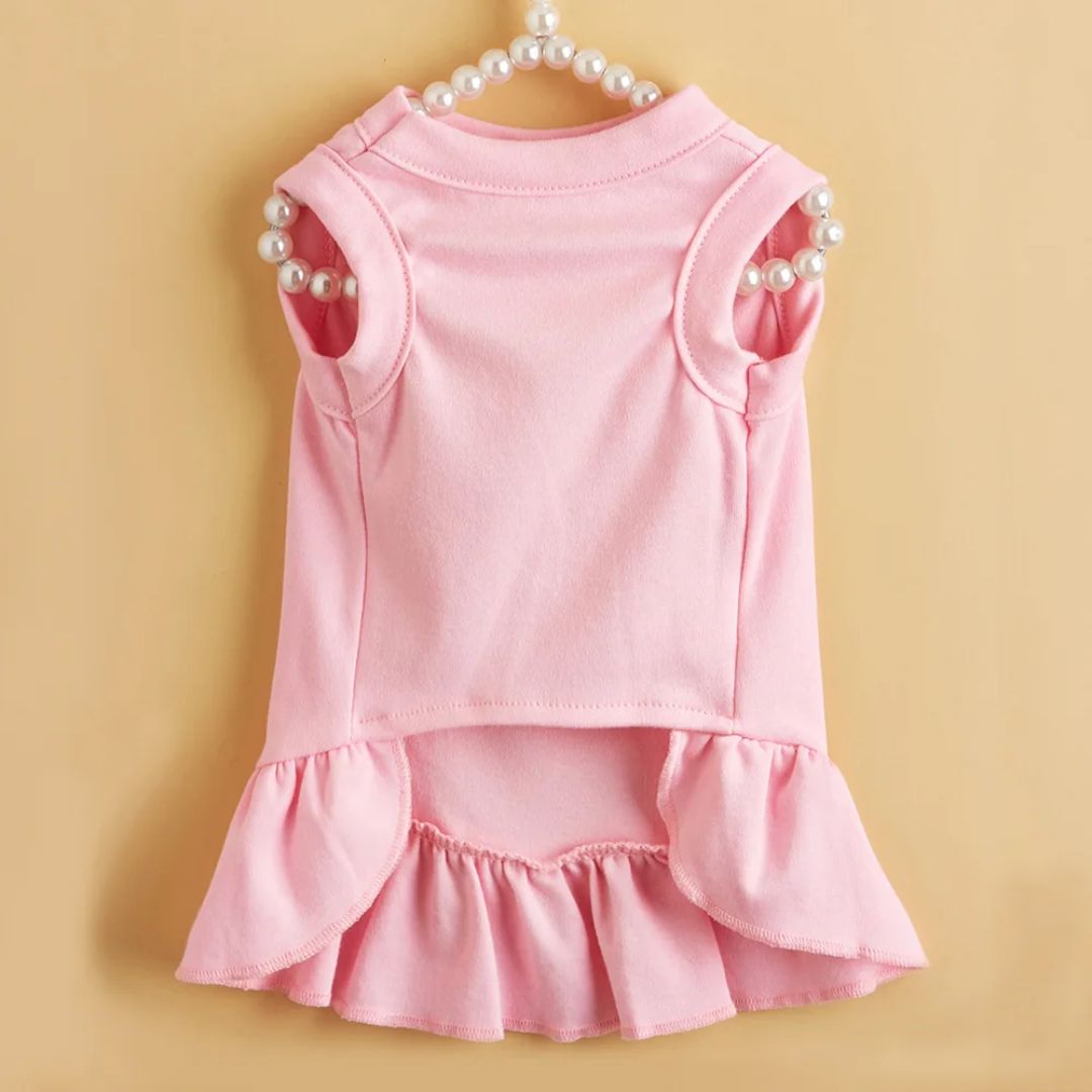 Pet Luxury Magische Dog or Cat Dress – Midnight Noir - Soft Pink Pet Luxury Magische Dog or Cat Dress – Midnight Noir - Soft Pink