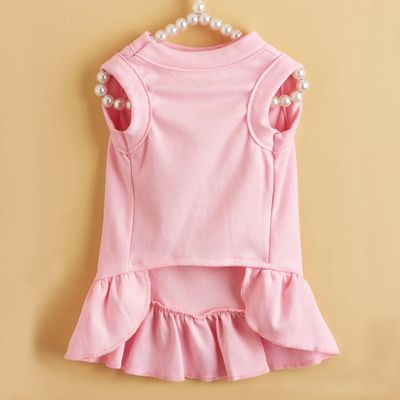 Pet Luxury Magische Dog or Cat Dress – Midnight Noir - Soft Pink