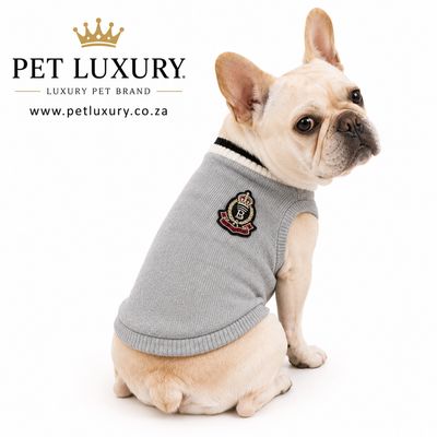 Bevo-G Dog Or Cat Jersey Vest Clothing - Grey