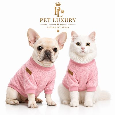 Farel Pet Luxury Dog And Cat Jersey Shirt - Soft Pink Farel Pet Luxury Dog And Cat Jersey Shirt - Soft Pink