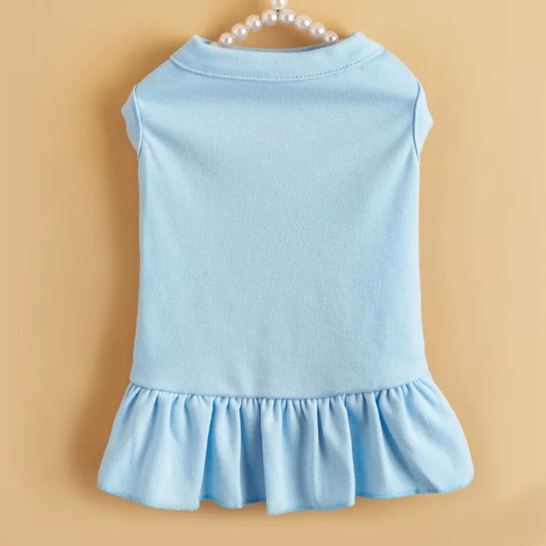 Pet Luxury Magische Dog or Cat Dress – Midnight Noir - Baby Blue Pet Luxury Magische Dog or Cat Dress – Midnight Noir - Baby Blue
