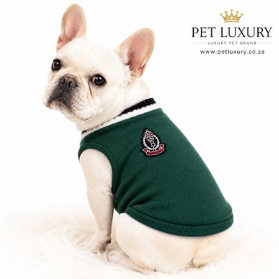 Bevo-G Dog Or Cat Vest Jersey Clothing - Green