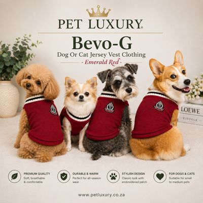 Bevo-G Dog Or Cat Jersey Vest Clothing - Emerald Red