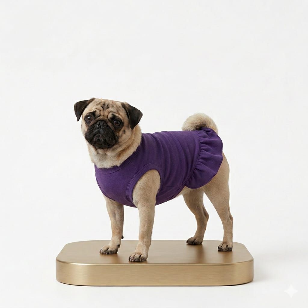 Pet Luxury Magische Dog or Cat Dress – Midnight Noir - Royal Purple Pet Luxury Magische Dog or Cat Dress – Midnight Noir - Royal Purple