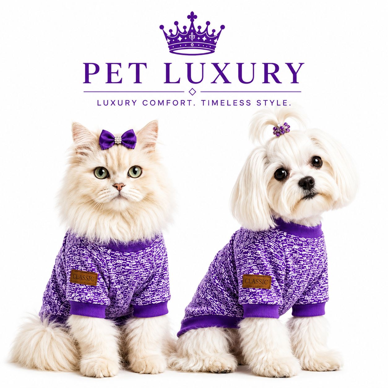 Farel Pet Luxury Dog Jersey Shirt - Royal Purple Farel Pet Luxury Dog Jersey Shirt - Royal Purple
