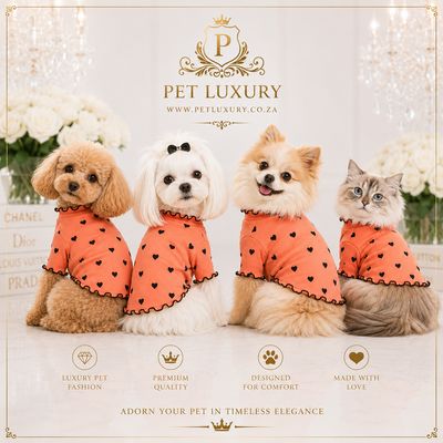 Pet Luxury Lounge A-List Dog Clothing - Orange