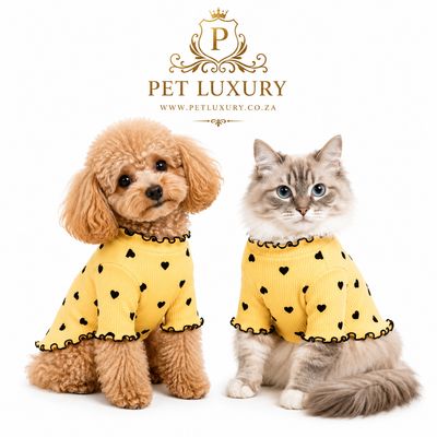 Pet Luxury Lounge A-List Dog Cat Clothing - Yellow Pet Luxury Lounge A-List Dog Cat Clothing - Yellow