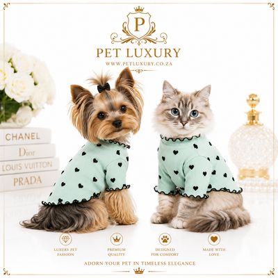 Pet Luxury Lounge A-List Dog Cat Clothing - Aqua Green Pet Luxury Lounge A-List Dog Cat Clothing - Aqua Green