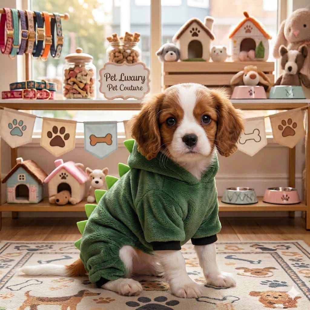 Pet Luxury lil Monster Green dog outfit