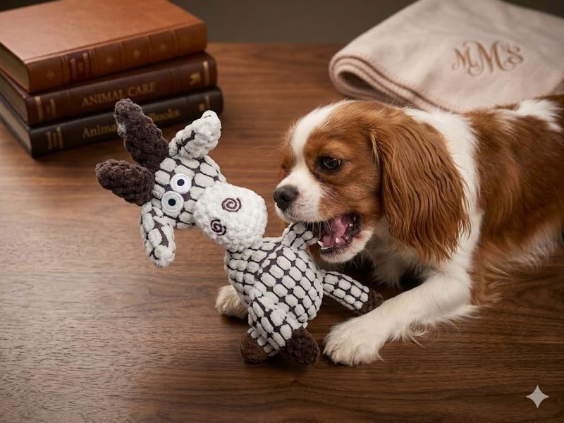 Pet Luxury's Cow Farm Fam plush Squeaking Toy