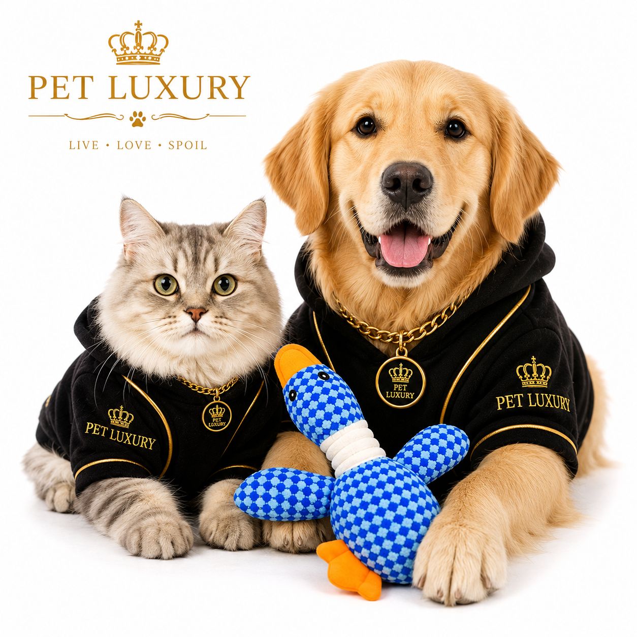 GoDuckGo Pet Luxury Dog Squeaky Toy