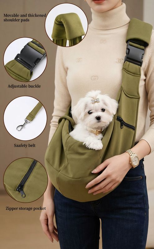 Pawzem Pet Carry Bag - Green