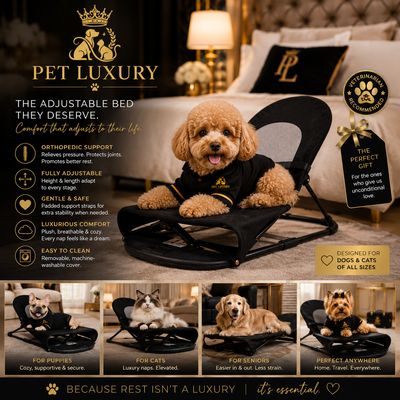 Flipper Premium Adjustable Pet Luxury Cat & Dog Bed