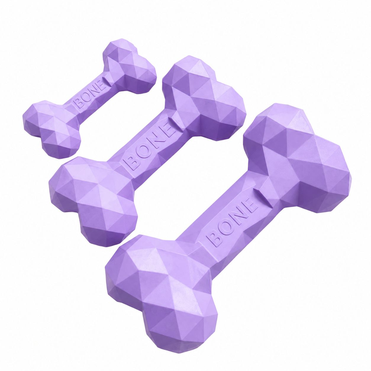Pet Luxury Bone Pet Dog Chew Toy - Purple