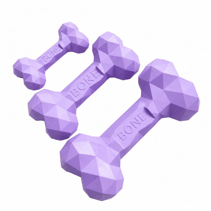 Pet Luxury Bone Pet Dog Chew Toy - Purple Pet Luxury Bone Pet Dog Chew Toy - Purple
